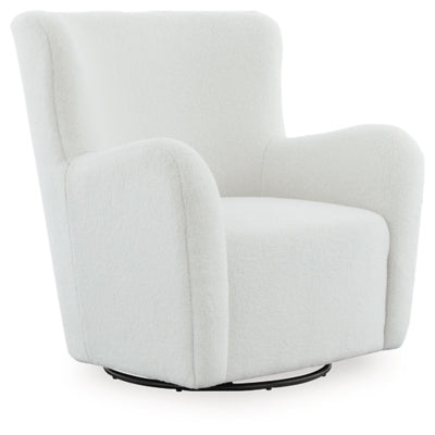 Rowenburg Swivel Glider Accent Chair - Romeo & Juliet Furniture (Warren,MI)
