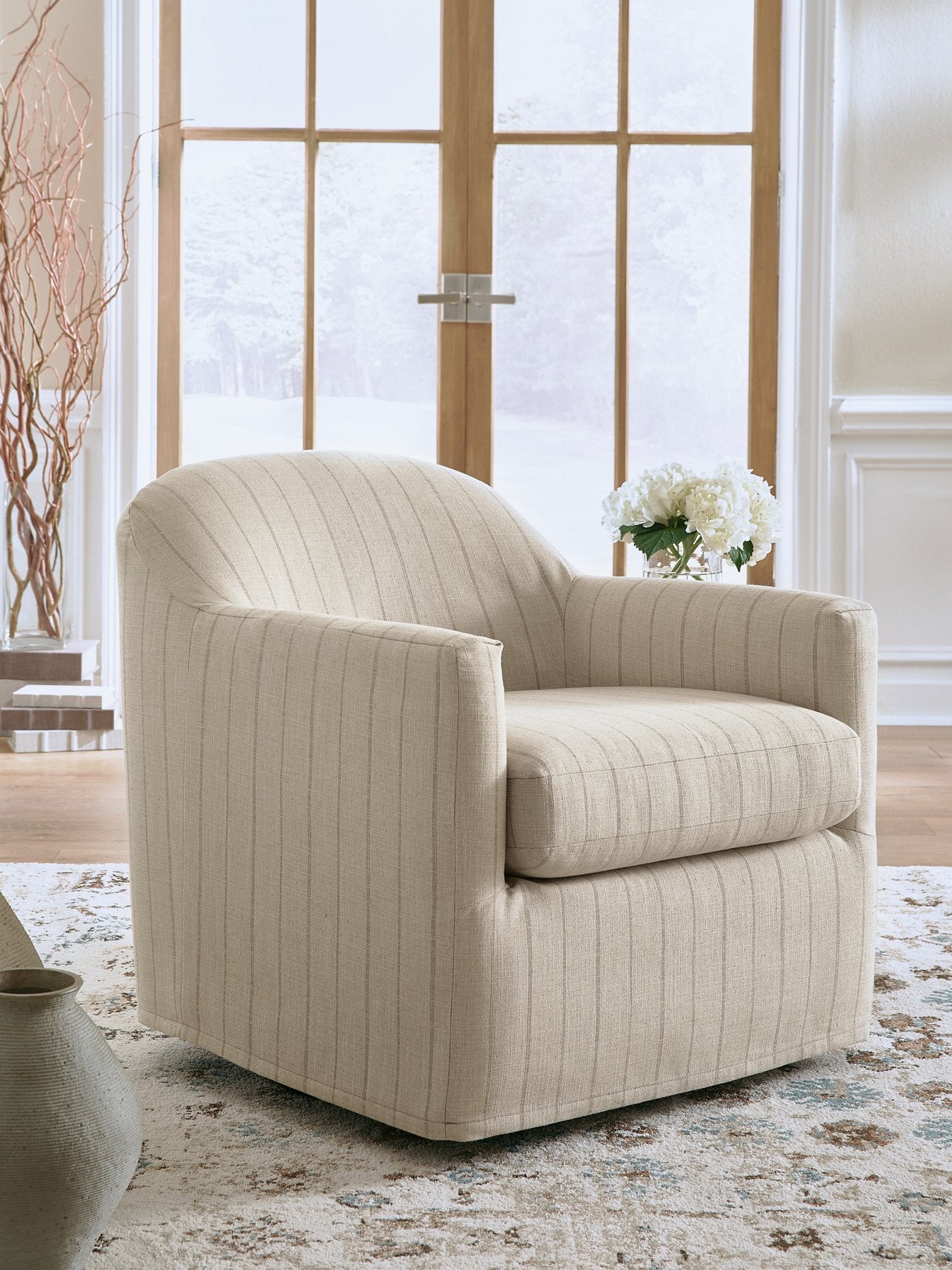 Valwick Swivel Accent Chair - Romeo & Juliet Furniture (Warren,MI)