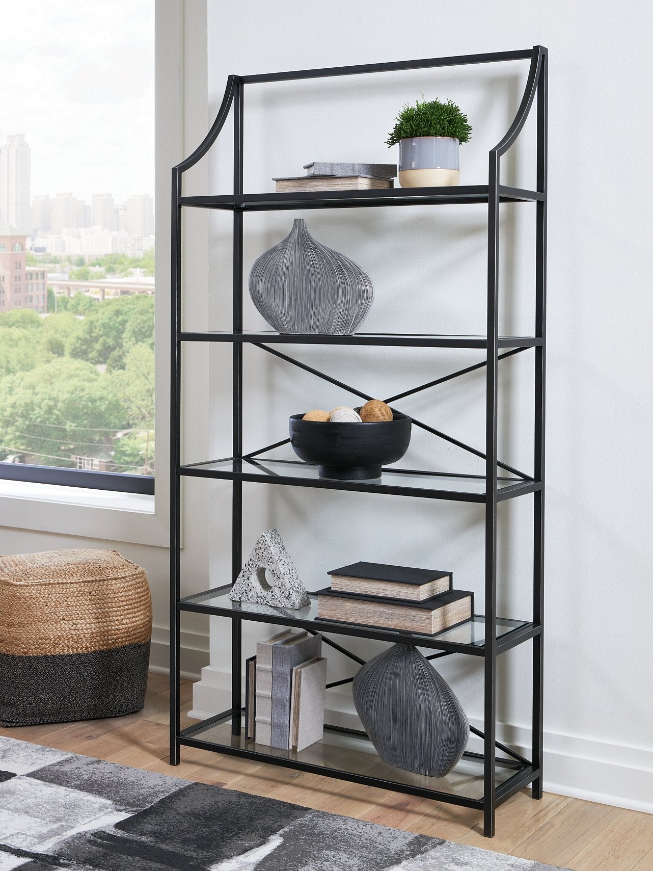 Dakerwell 72" Bookcase - Romeo & Juliet Furniture (Warren,MI)