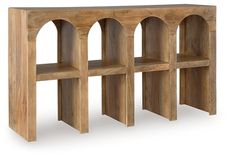 Luzmanacy Console Sofa Table - Romeo & Juliet Furniture (Warren,MI)