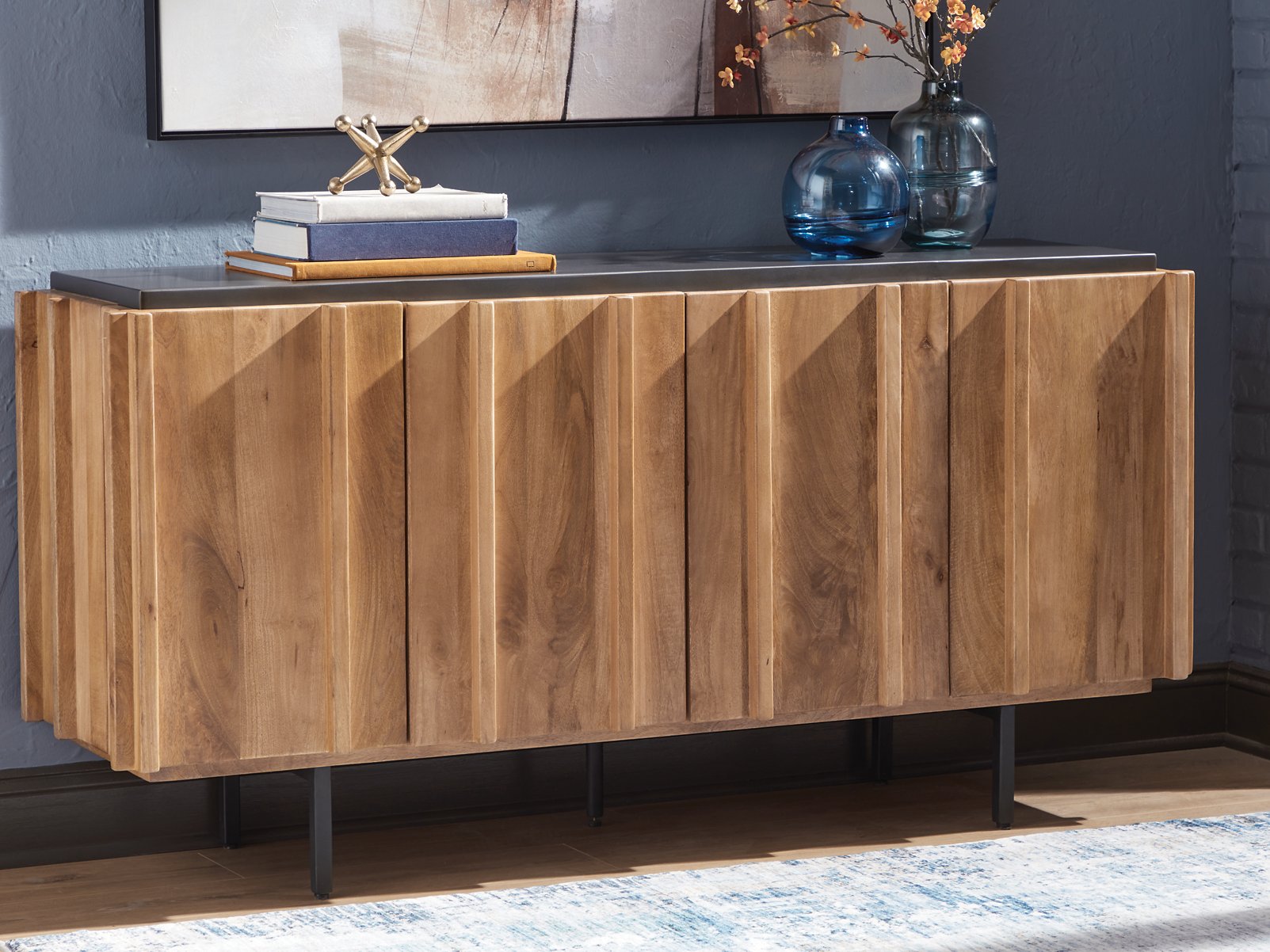 Quintavious Accent Cabinet - Romeo & Juliet Furniture (Warren,MI)