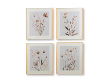 Chettings Wall Art (Set of 4) - Romeo & Juliet Furniture (Warren,MI)