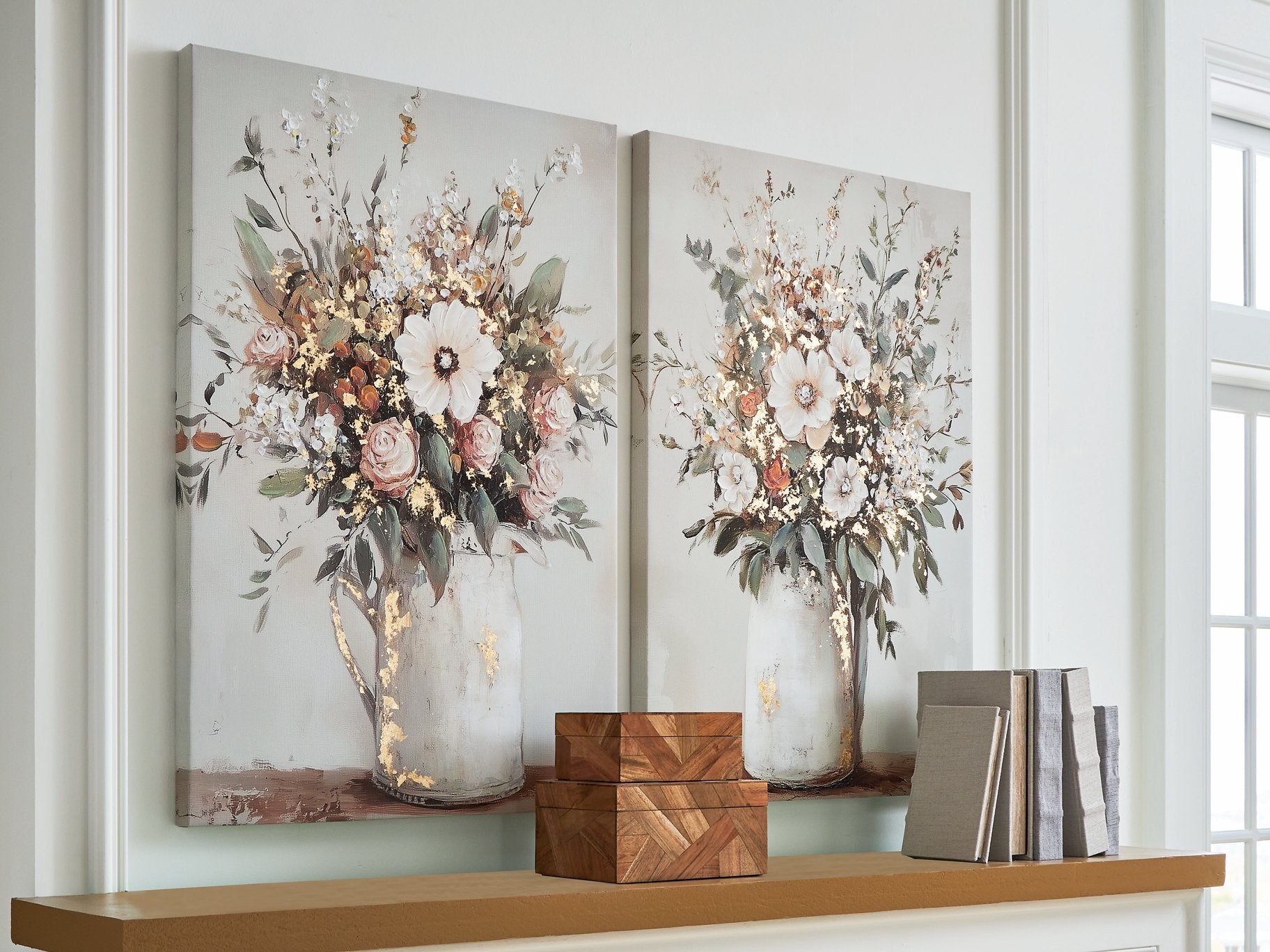 Faisaldon Wall Art (Set of 2) - Romeo & Juliet Furniture (Warren,MI)