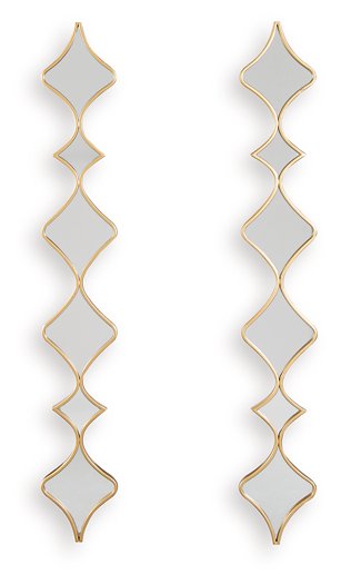 Harriswood Accent Mirror Set (Set of 2) - Romeo & Juliet Furniture (Warren,MI)