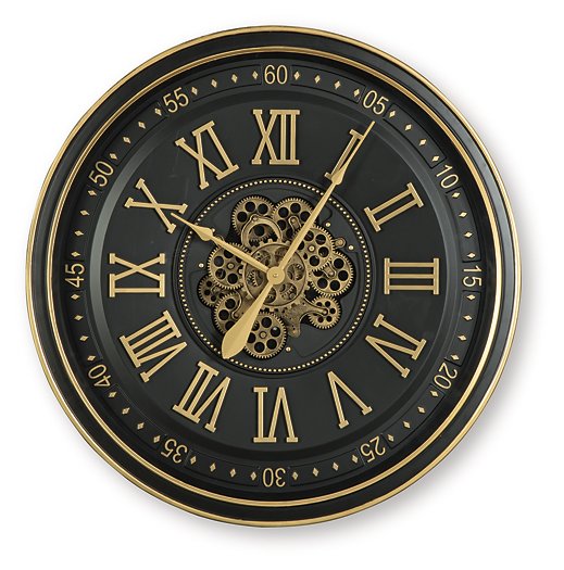 Dairton Wall Clock - Romeo & Juliet Furniture (Warren,MI)