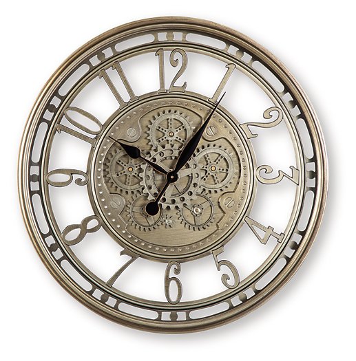 Gilover Wall Clock - Romeo & Juliet Furniture (Warren,MI)