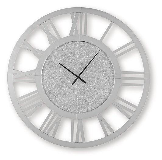 Reinport Wall Clock - Romeo & Juliet Furniture (Warren,MI)