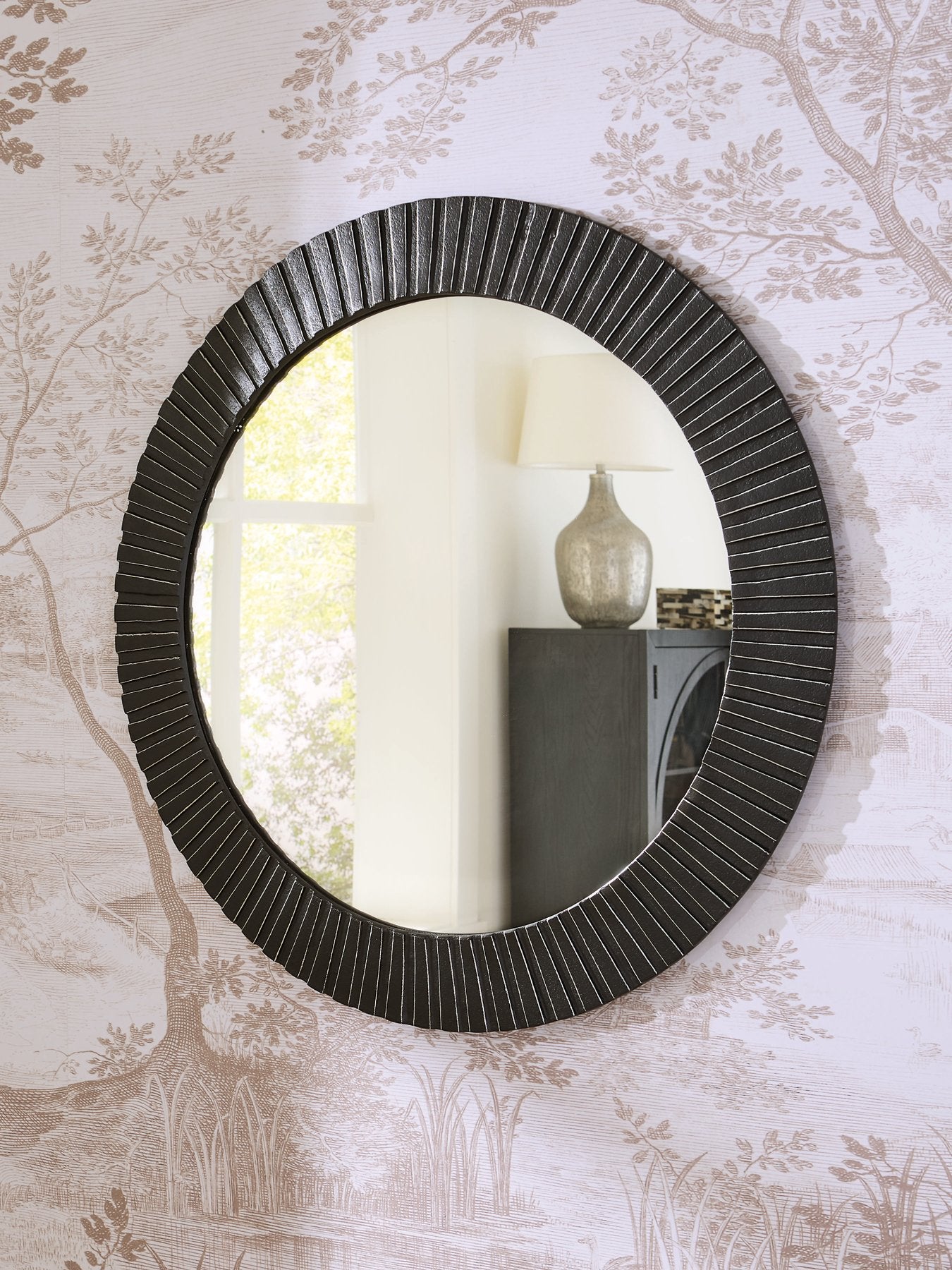 Ozias Accent Mirror - Romeo & Juliet Furniture (Warren,MI)