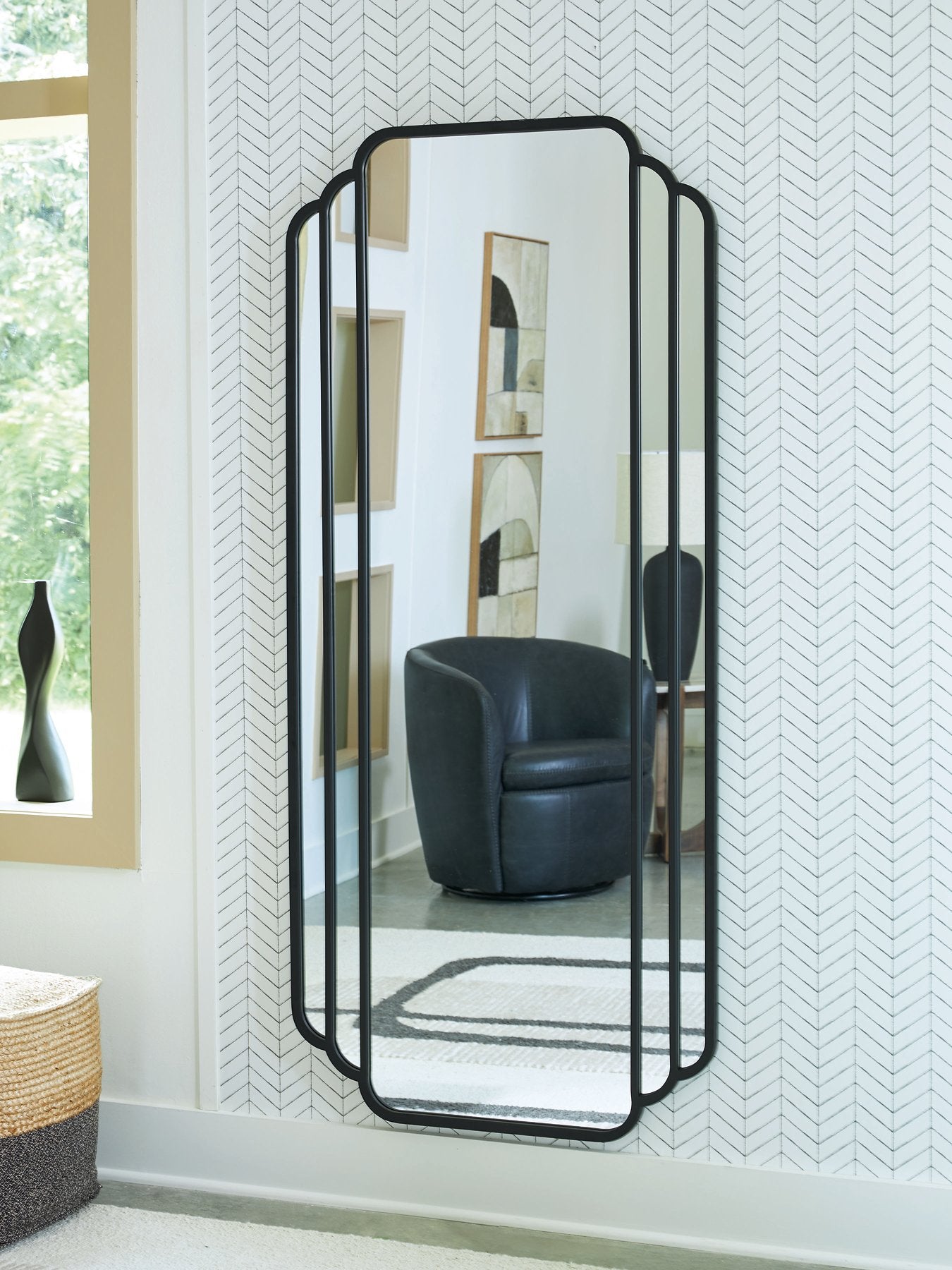 Antigone Floor Mirror - Romeo & Juliet Furniture (Warren,MI)