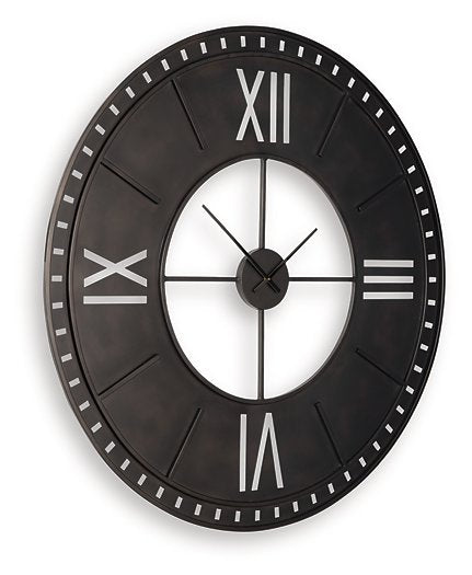 Lytle Wall Clock - Romeo & Juliet Furniture (Warren,MI)
