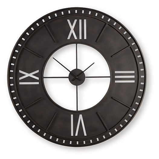 Lytle Wall Clock - Romeo & Juliet Furniture (Warren,MI)