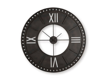 Lytle Wall Clock - Romeo & Juliet Furniture (Warren,MI)