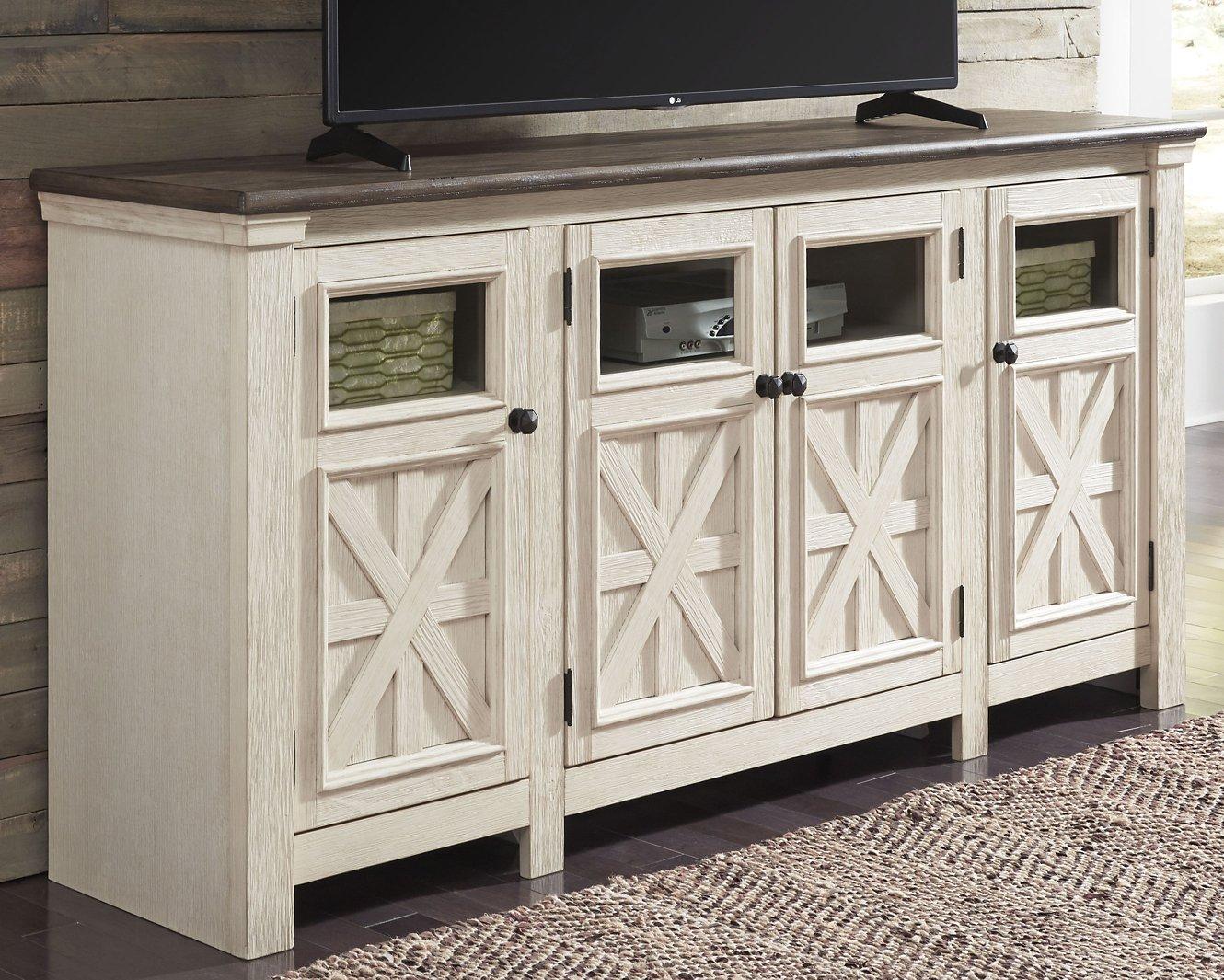 Bolanburg 74" TV Stand - Romeo & Juliet Furniture (Warren,MI)