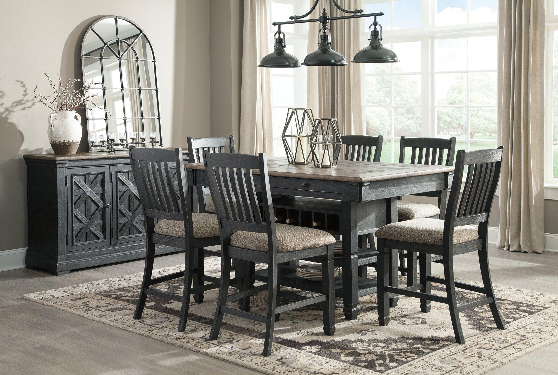 Tyler Creek Counter Height Dining Set - Romeo & Juliet Furniture (Warren,MI)
