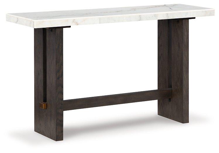Burkhaus Sofa Table - Romeo & Juliet Furniture (Warren,MI)