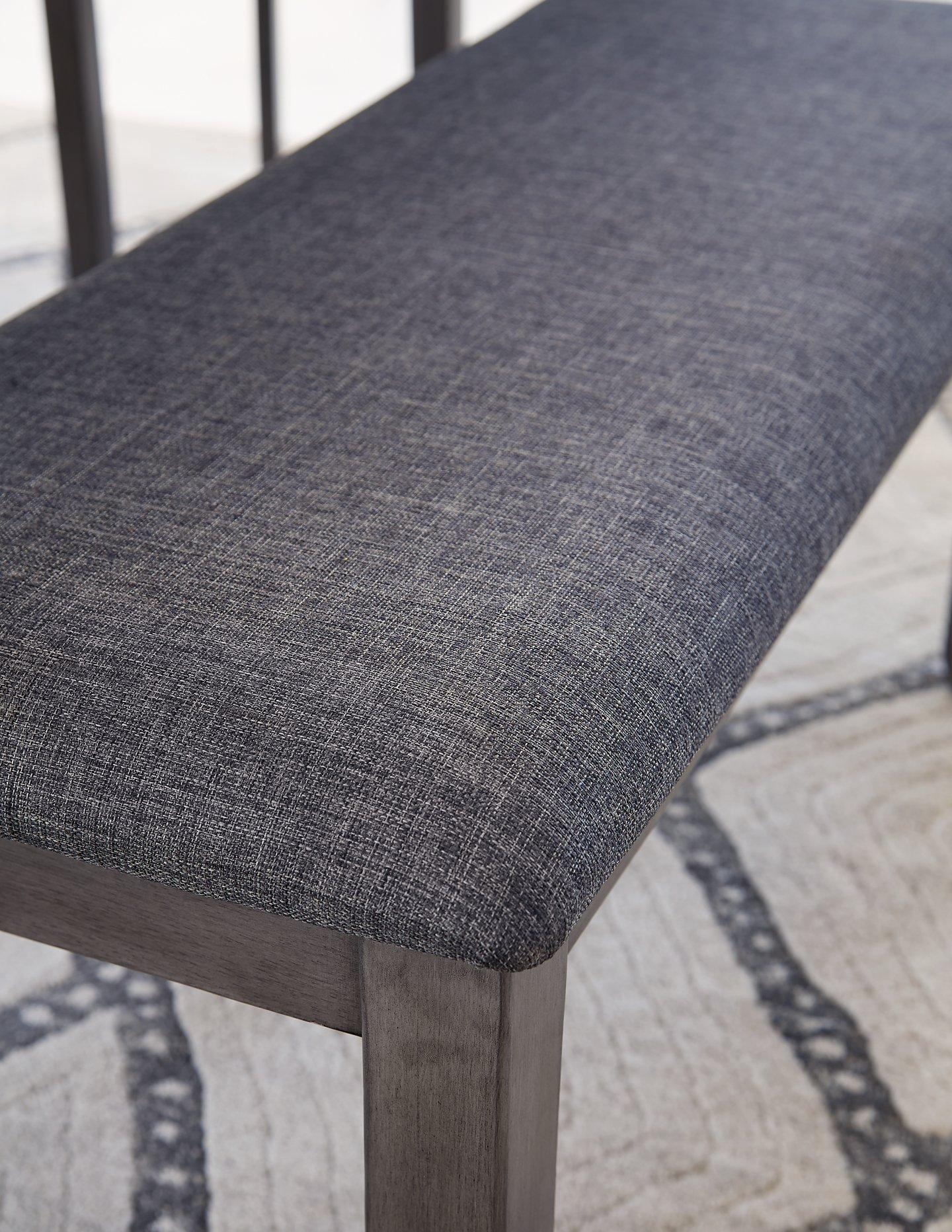 Bridson Dining Table and Chairs with Bench (Set of 6) - Romeo & Juliet Furniture (Warren,MI)