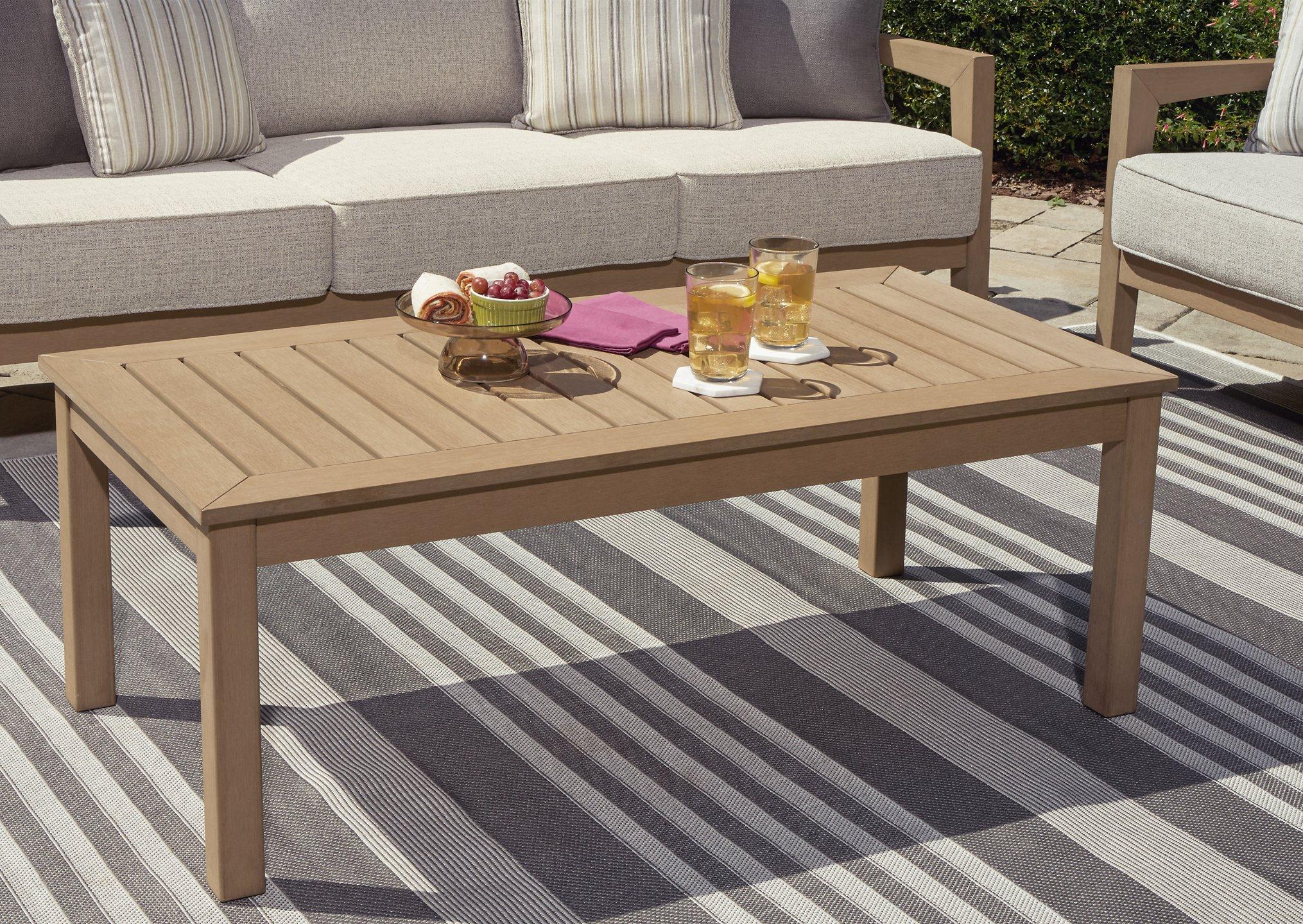 Hallow Creek Outdoor Coffee Table - Romeo & Juliet Furniture (Warren,MI)