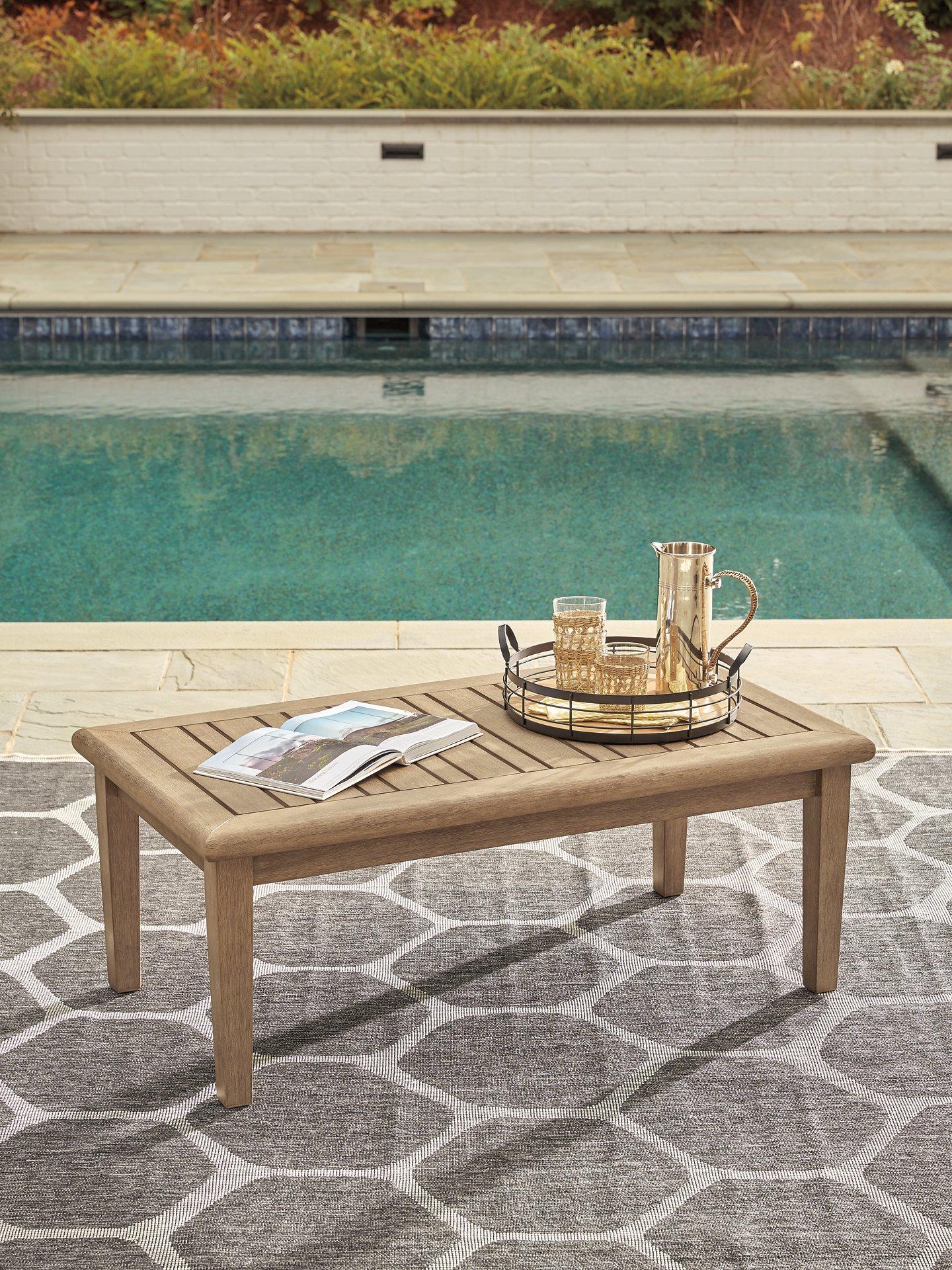 Gerianne Outdoor Occasional Table Set - Romeo & Juliet Furniture (Warren,MI)