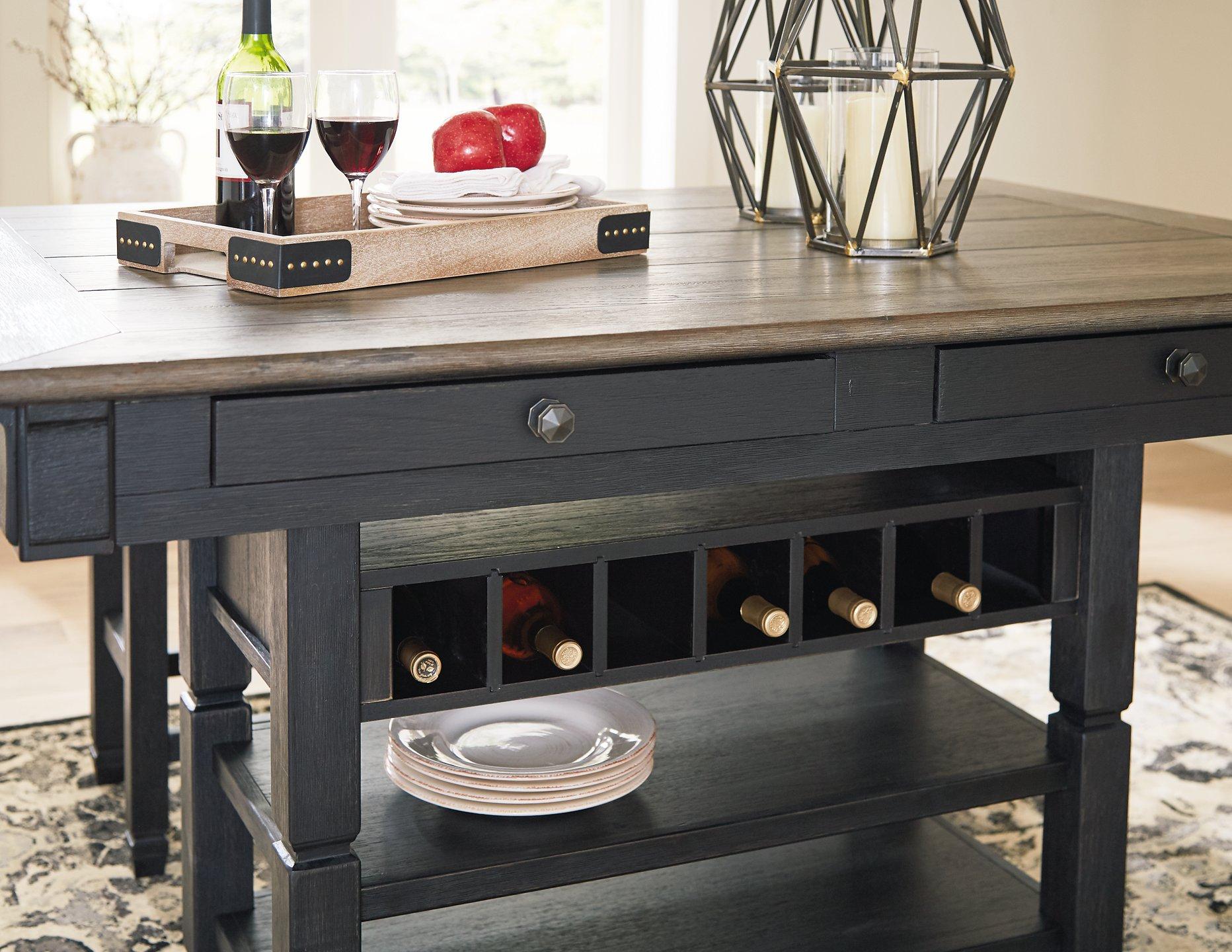 Tyler Creek Counter Height Dining Set - Romeo & Juliet Furniture (Warren,MI)