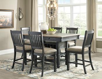 Tyler Creek Counter Height Dining Set - Romeo & Juliet Furniture (Warren,MI)