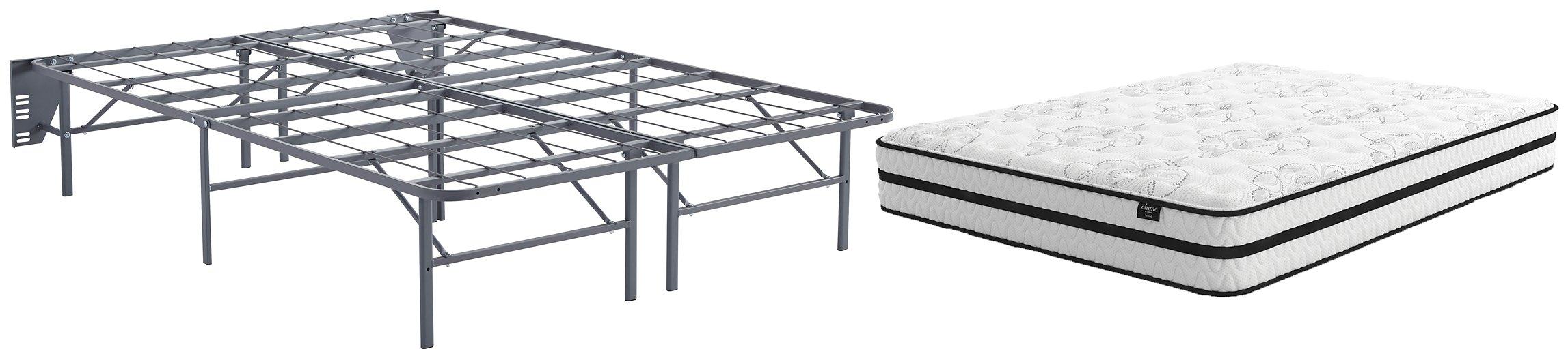 Chime 10 Inch Hybrid Mattress Package - Romeo & Juliet Furniture (Warren,MI)