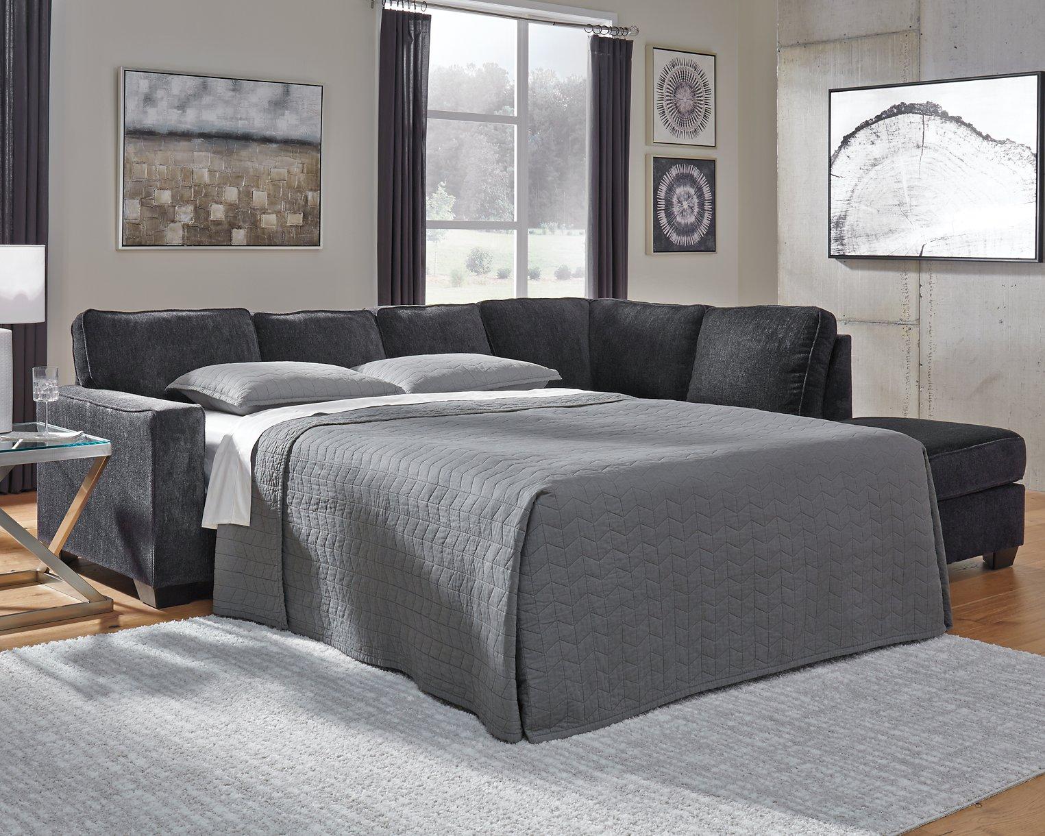Altari Sleeper Sectional with Chaise - Romeo & Juliet Furniture (Warren,MI)