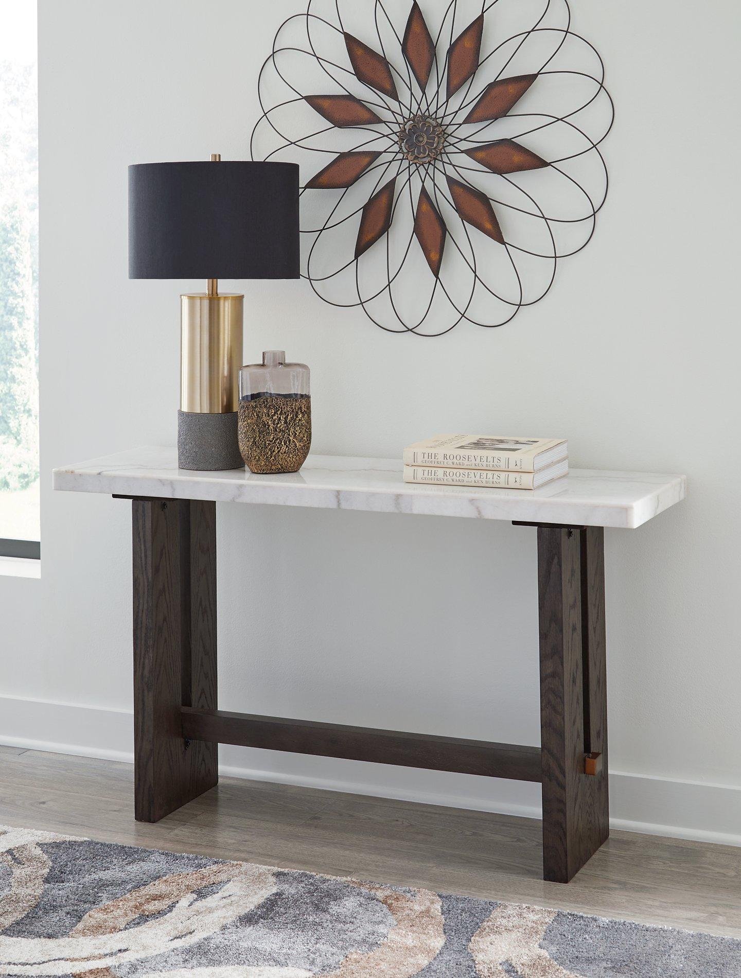 Burkhaus Sofa Table - Romeo & Juliet Furniture (Warren,MI)