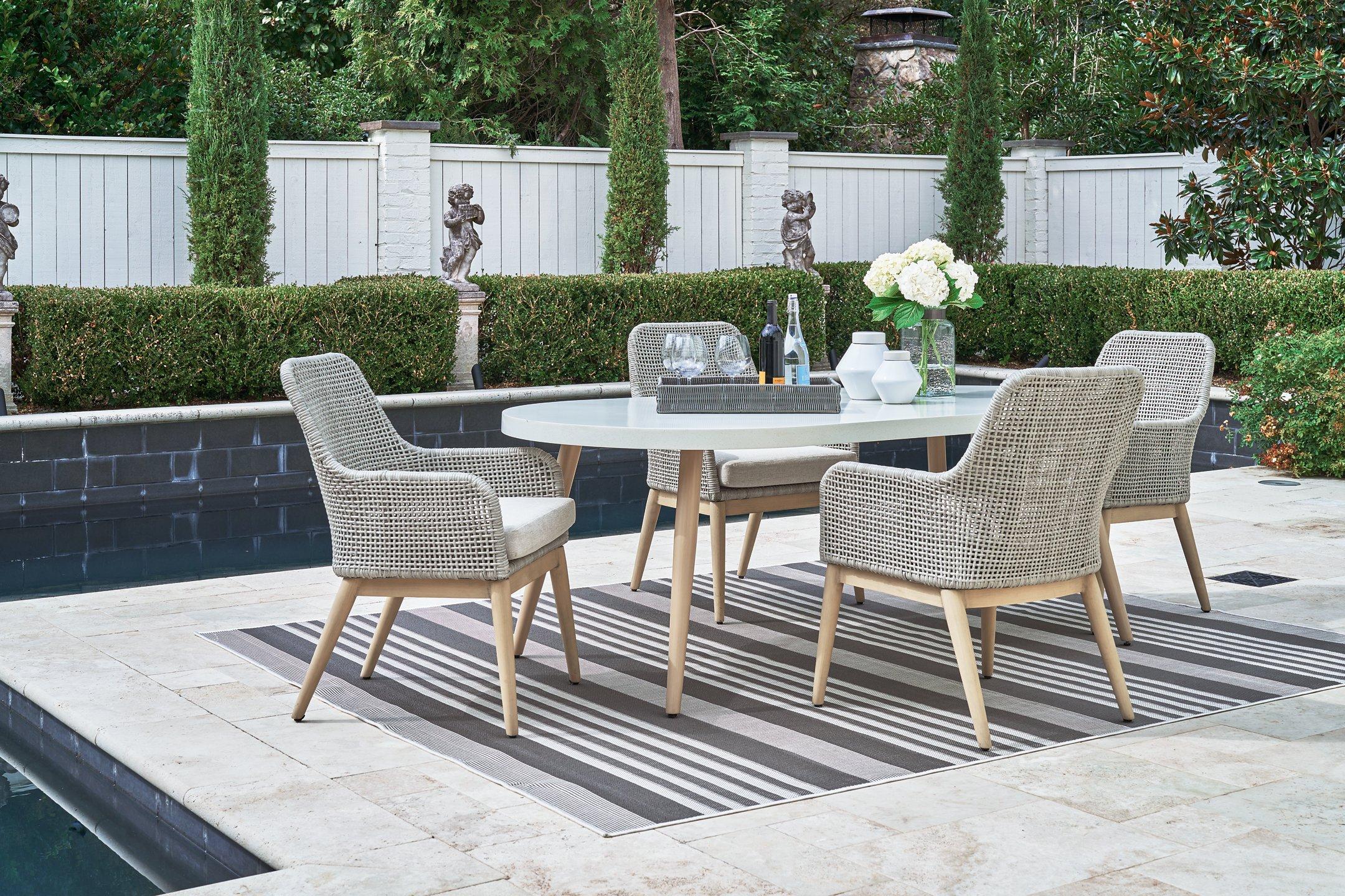 Seton Creek Outdoor Dining Package - Romeo & Juliet Furniture (Warren,MI)