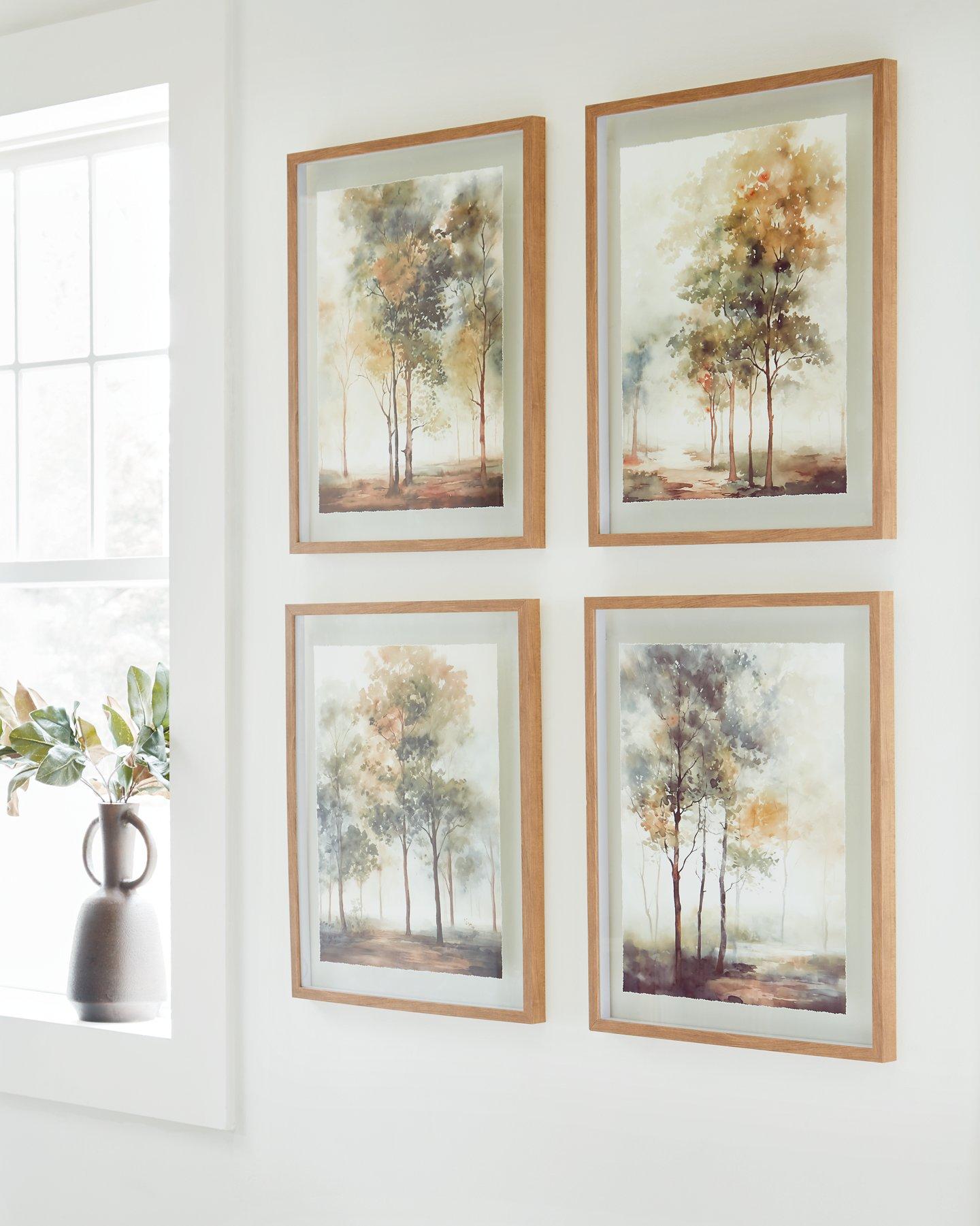Bryneford Wall Art (Set of 4) - Romeo & Juliet Furniture (Warren,MI)