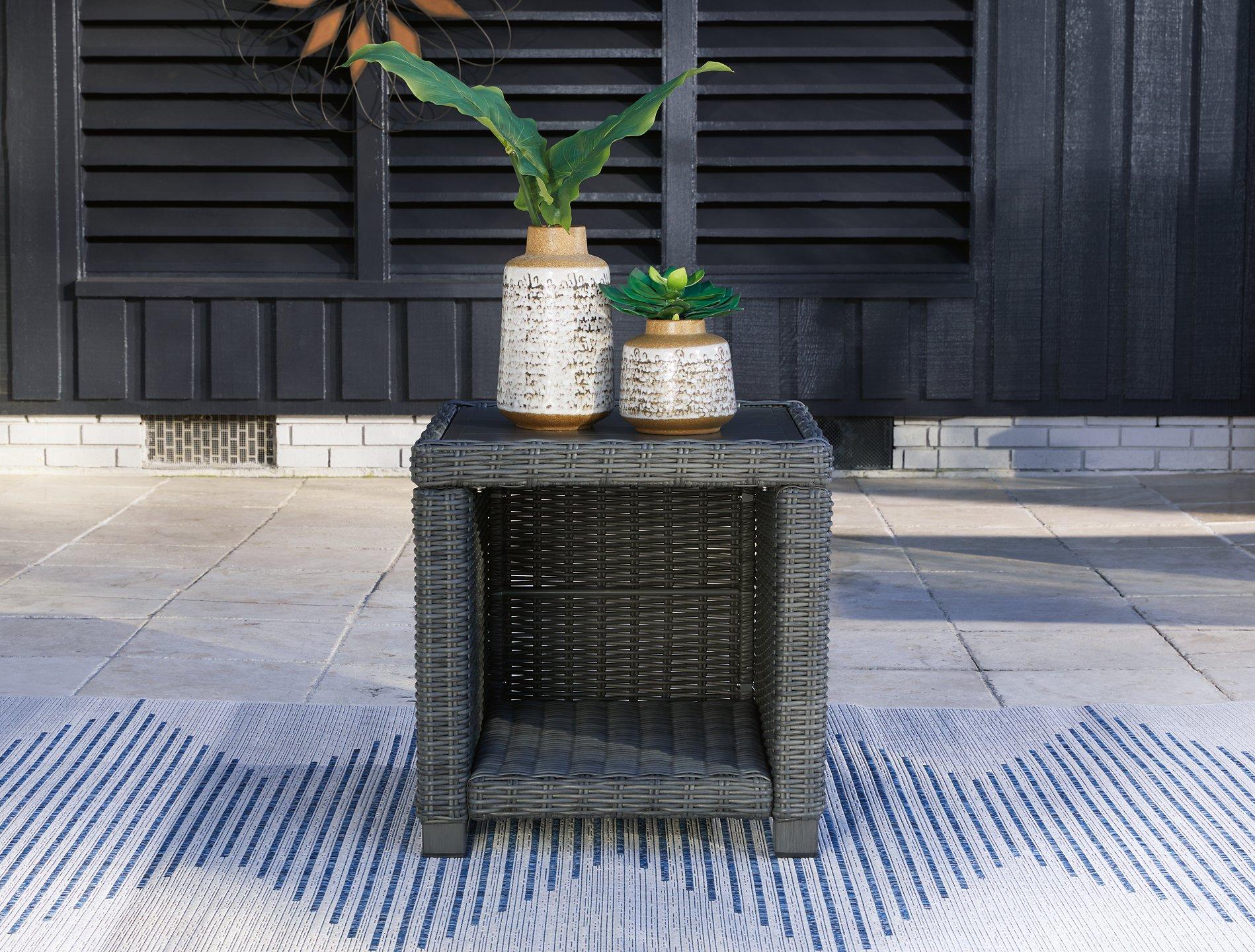 Elite Park Outdoor End Table - Romeo & Juliet Furniture (Warren,MI)