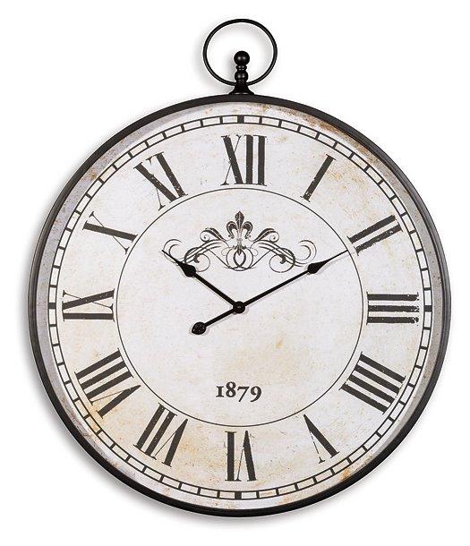 Augustina Wall Clock - Romeo & Juliet Furniture (Warren,MI)