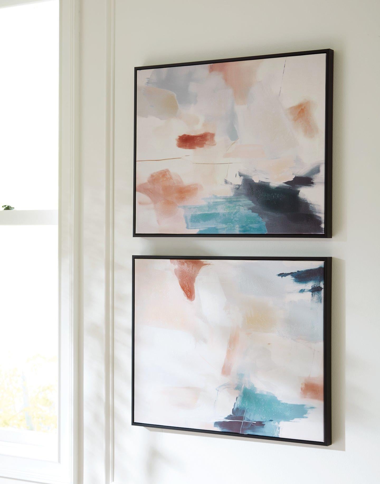 Caldish Wall Art (Set of 2) - Romeo & Juliet Furniture (Warren,MI)