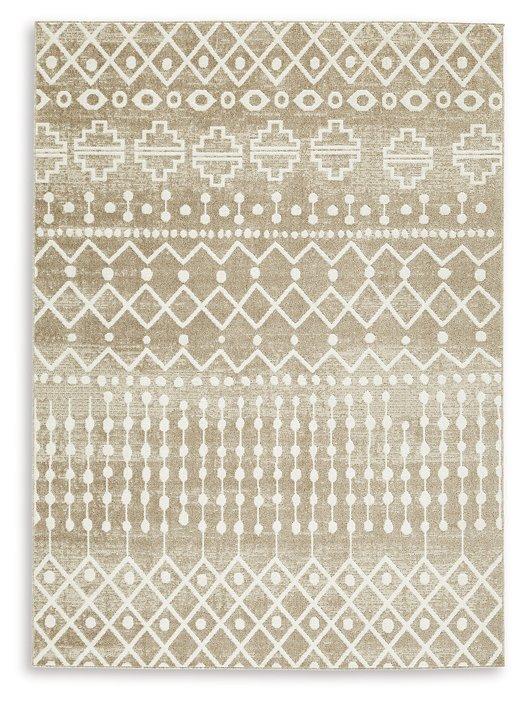 Bunchly 4'11" x 7'2" Washable Rug - Romeo & Juliet Furniture (Warren,MI)