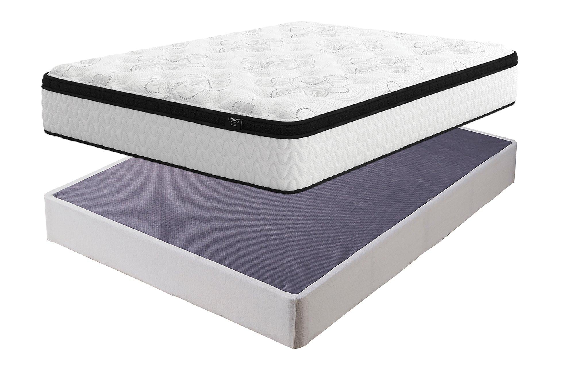Chime 12 Inch Hybrid Mattress Package - Romeo & Juliet Furniture (Warren,MI)