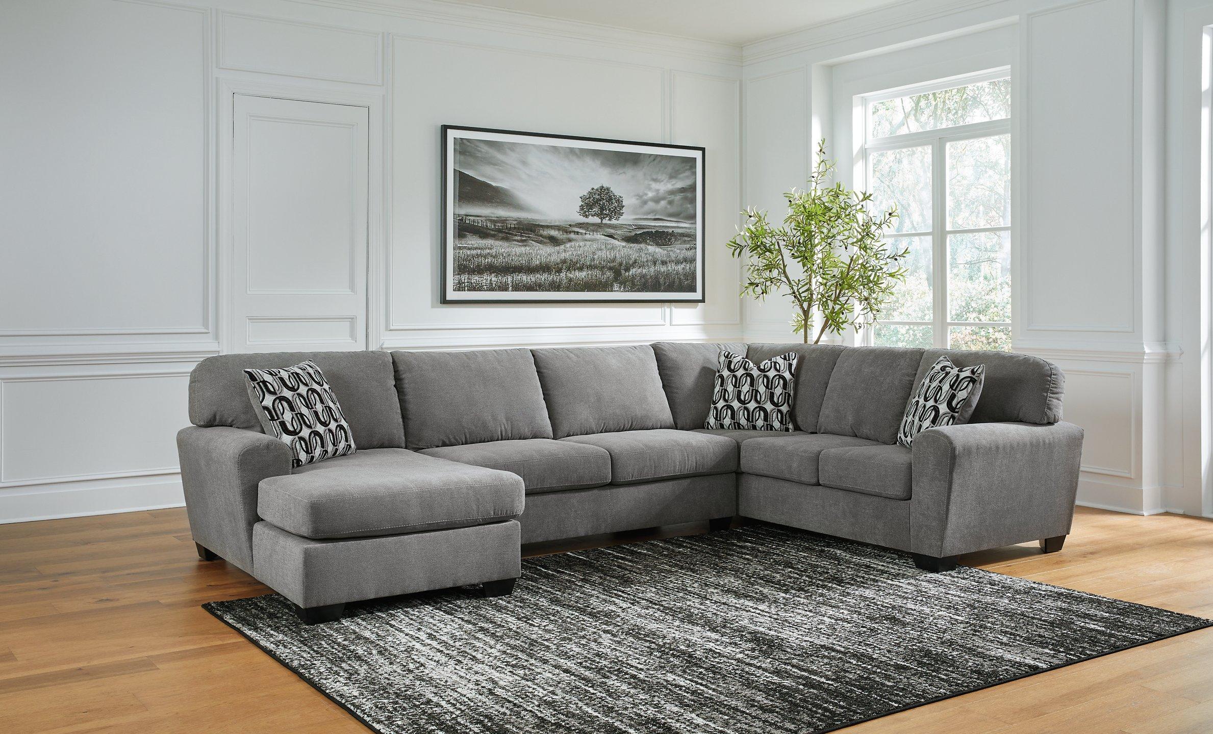 Birkdale Court Sectional with Chaise - Romeo & Juliet Furniture (Warren,MI)