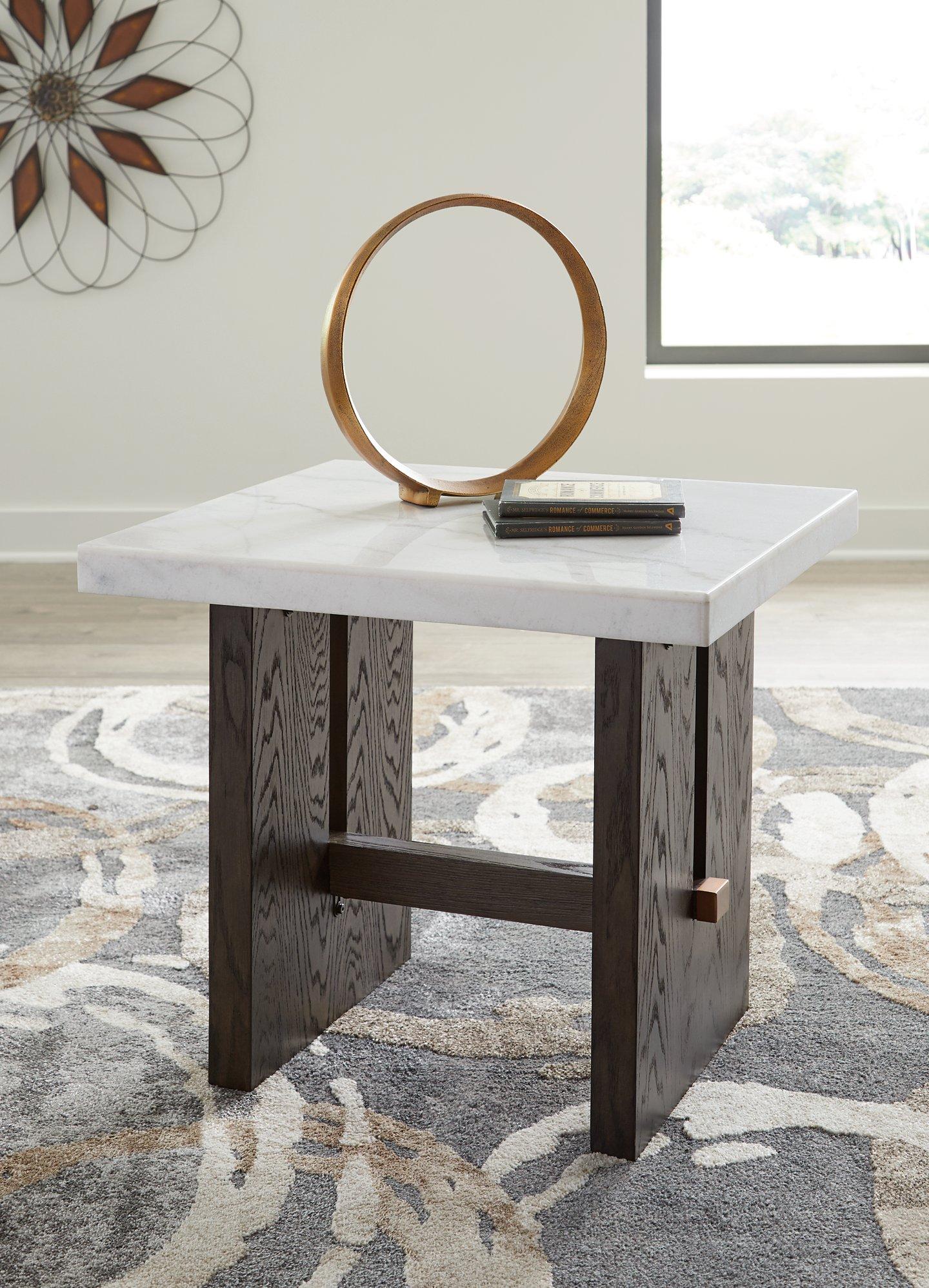 Burkhaus End Table - Romeo & Juliet Furniture (Warren,MI)