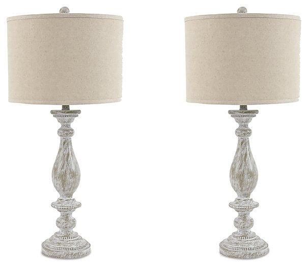 Bernadate Lamp Set - Romeo & Juliet Furniture (Warren,MI)