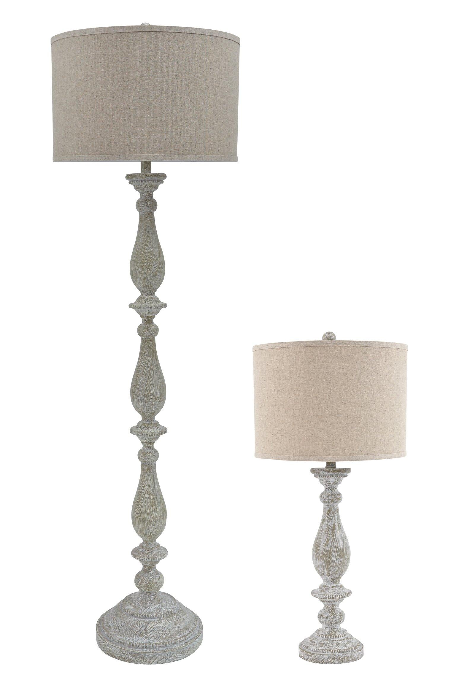 Bernadate Lamp Set - Romeo & Juliet Furniture (Warren,MI)