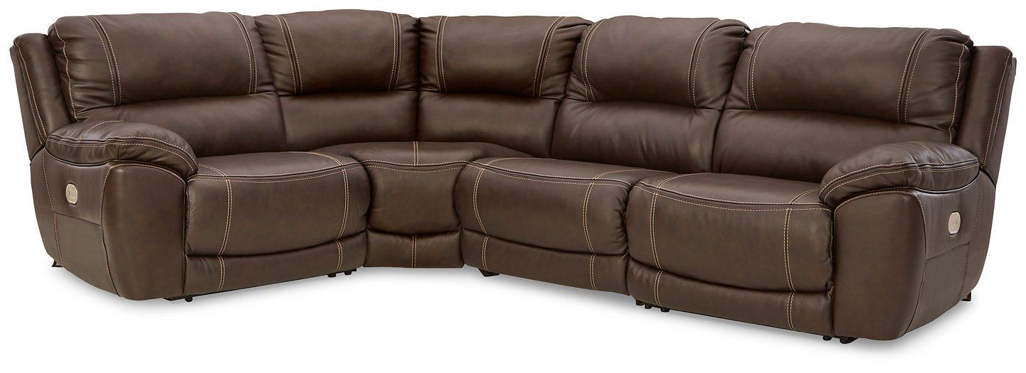 Dunleith Power Reclining Sectional - Romeo & Juliet Furniture (Warren,MI)