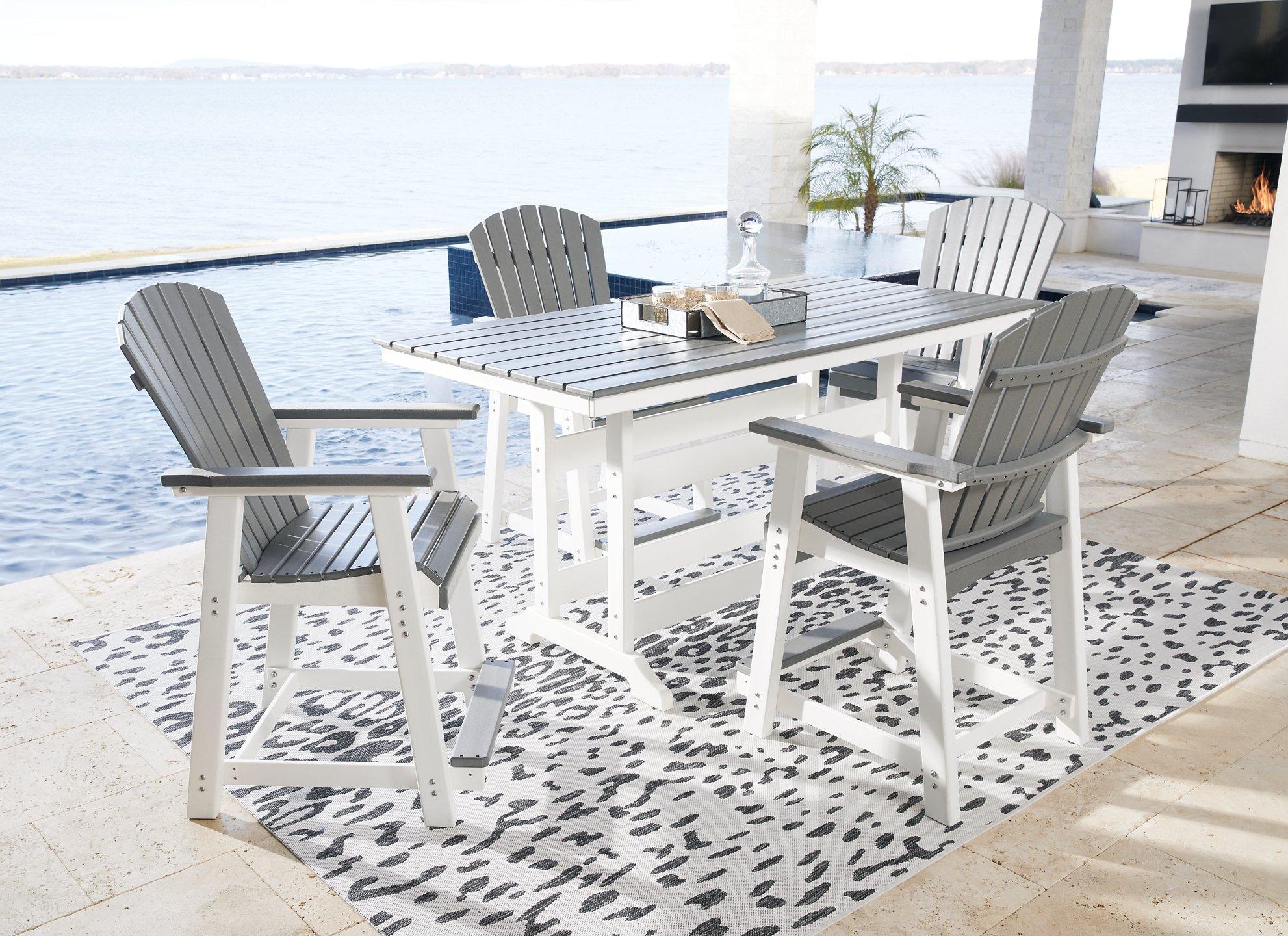 Transville Outdoor Dining Set - Romeo & Juliet Furniture (Warren,MI)