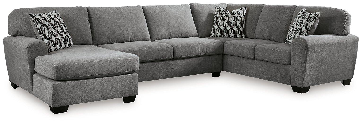 Birkdale Court Sectional with Chaise - Romeo & Juliet Furniture (Warren,MI)