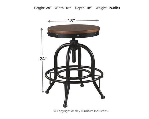 Valebeck Counter Height Bar Stool - Romeo & Juliet Furniture (Warren,MI)