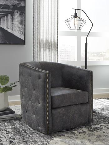 Brentlow Swivel Accent Chair - Romeo & Juliet Furniture (Warren,MI)