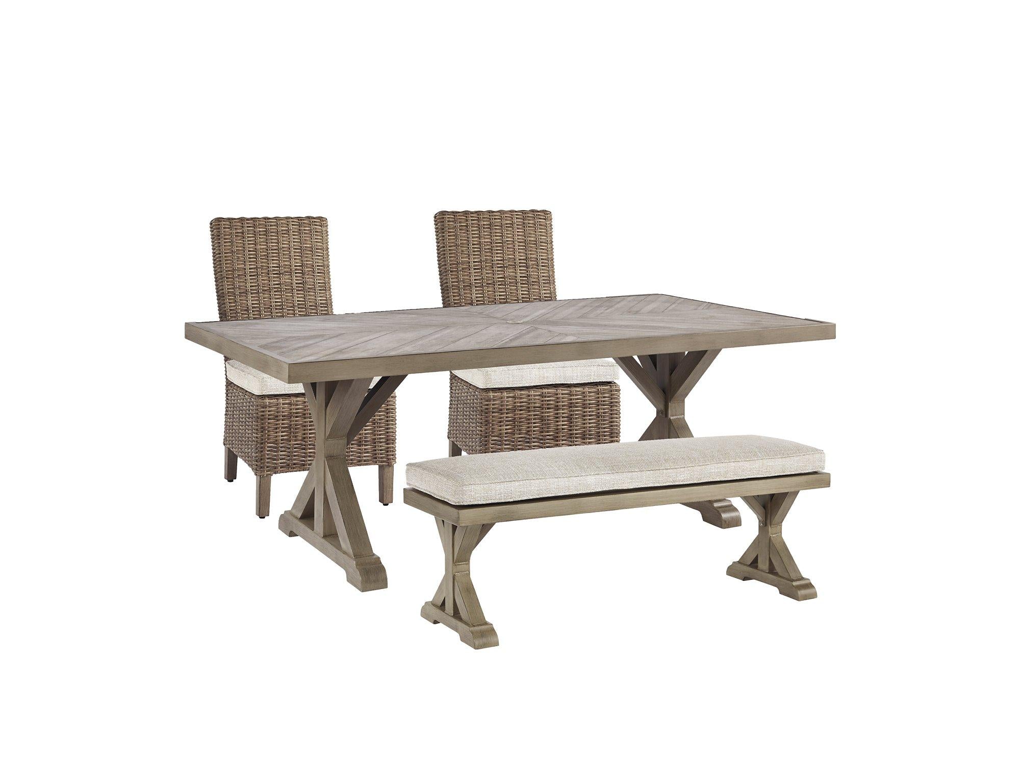 Beachcroft Outdoor Dining Set - Romeo & Juliet Furniture (Warren,MI)