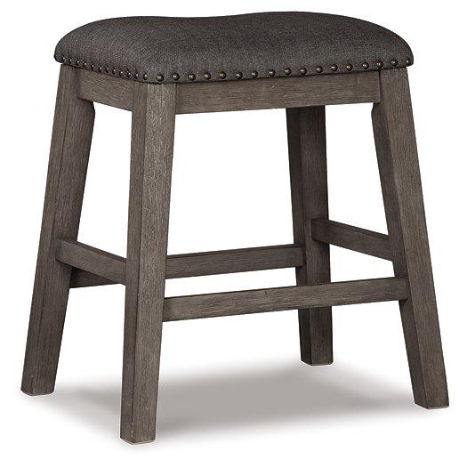 Caitbrook Counter Height Upholstered Bar Stool - Romeo & Juliet Furniture (Warren,MI)