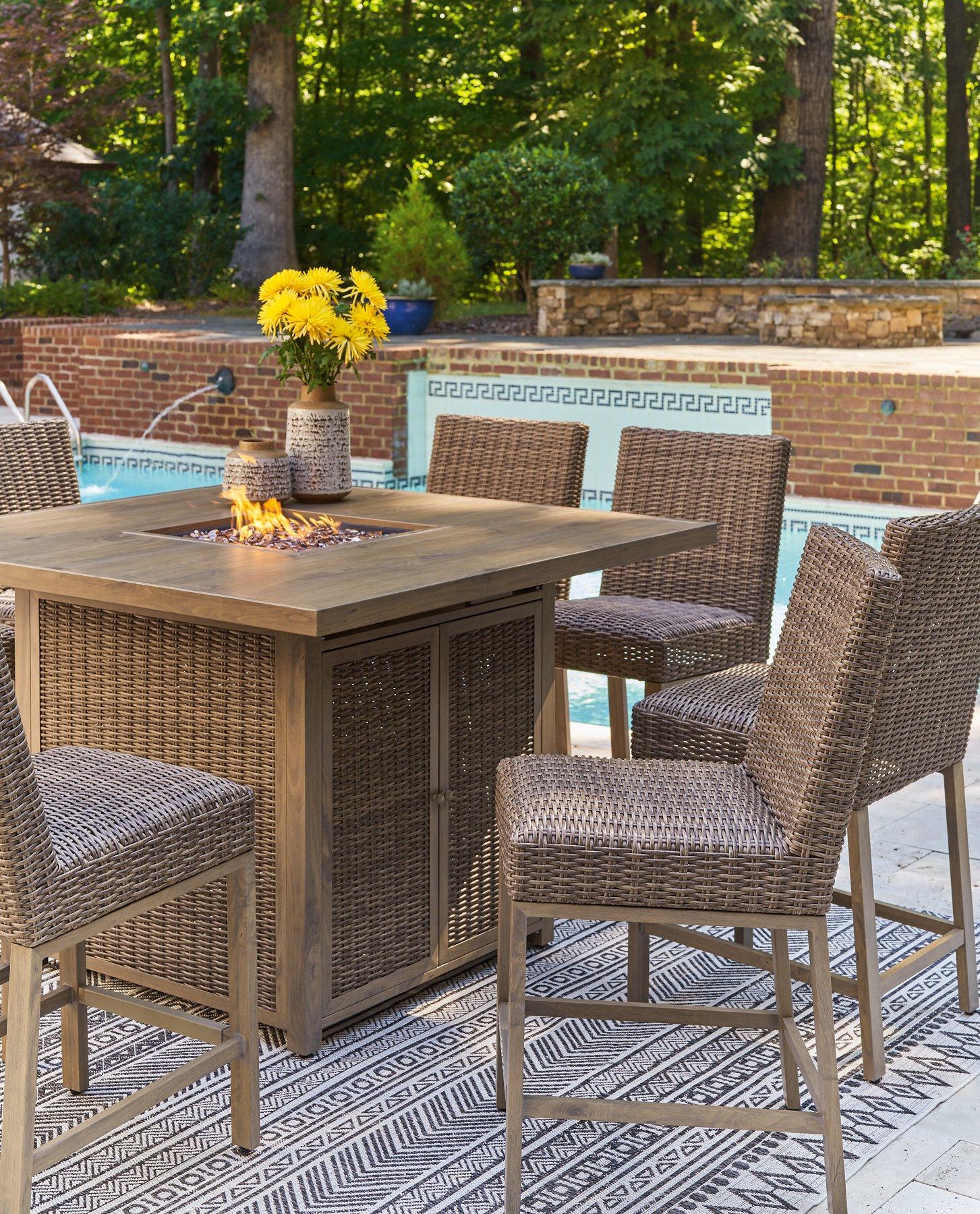 Walton Bridge Outdoor Dining Set - Romeo & Juliet Furniture (Warren,MI)