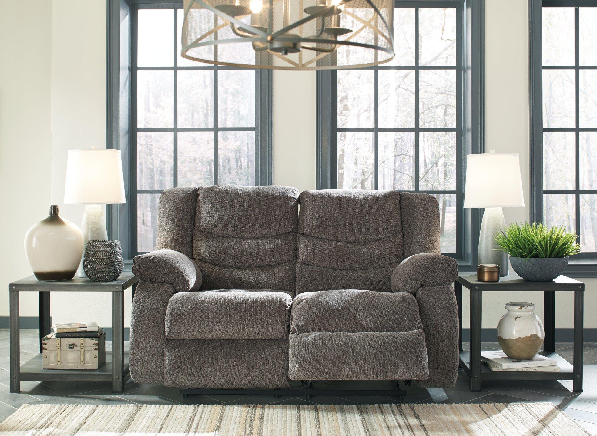 Tulen Reclining Loveseat - Romeo & Juliet Furniture (Warren,MI)
