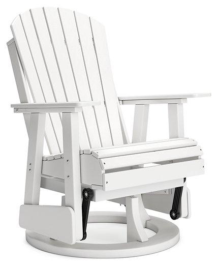 Hyland wave Outdoor Swivel Glider Chair - Romeo & Juliet Furniture (Warren,MI)