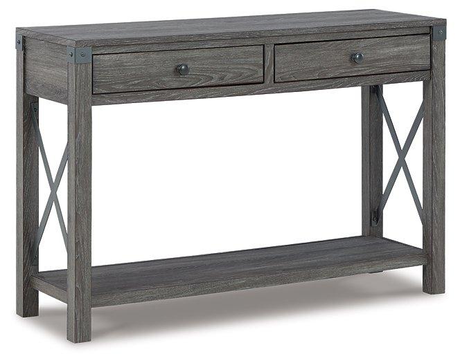 Freedan Sofa/Console Table - Romeo & Juliet Furniture (Warren,MI)