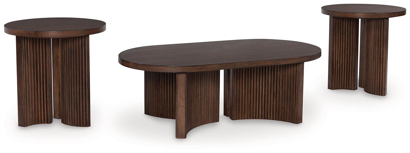 Korestone Occasional Table Set - Romeo & Juliet Furniture (Warren,MI)